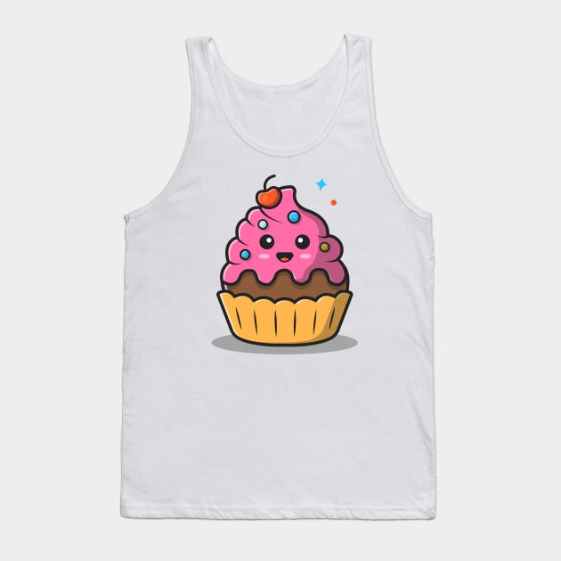 Cute Cake  (2) Tank Top by Catalyst Labs